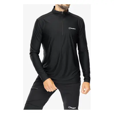 Mikina Berghaus 24/7 Tech Tee LS HZ - jet black