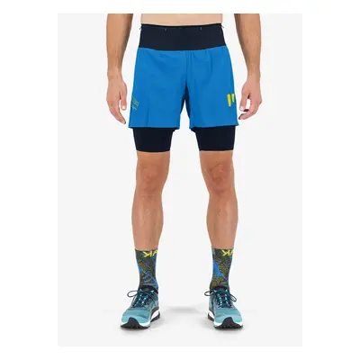 Běžecké kraťasy 2v1 Karpos Cengia Short - indigo bunting/black