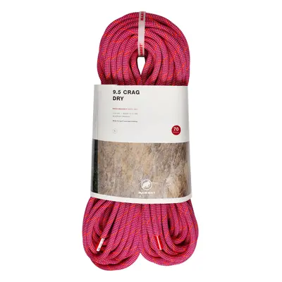 Dynamické lano Mammut 9.5 Crag Dry Rope m - pink/zen