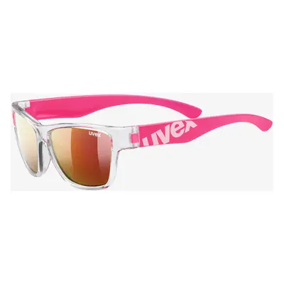 Dětské sluneční brýle Uvex Sportstyle - clear pink/mirror red