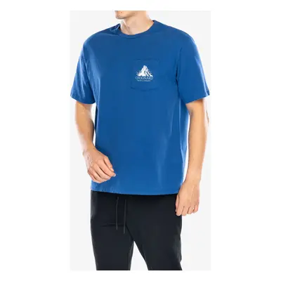 Bavlněné tričko Patagonia Chouinard Crest Pocket Responsibili-Tee - endles blue