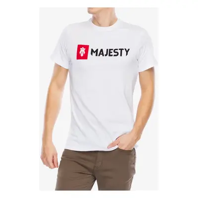 Bavlněné tričko Majesty Logo T-shirt - white