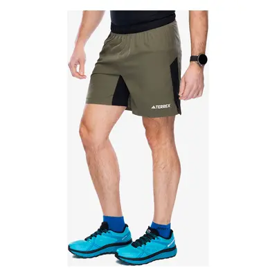 Běžecké kraťasy adidas TERREX Multi Trail Running Shorts - olive strata