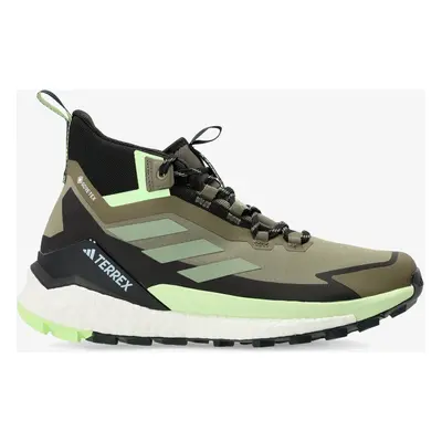 Turistické boty adidas TERREX Free Hiker GTX - olive strat/silv grn/auror blk