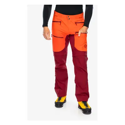 Kalhoty Norrona Trollveggen Flex1 Zip-Off Pants - arednalin/rhubarb