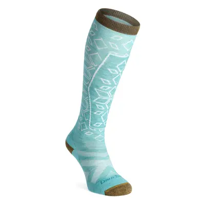 Dámské ponožky Darn Tough Traverse OTC Lightweight Ski and Snowboard Sock - aqua