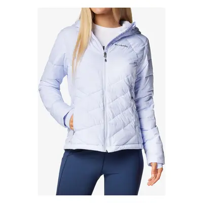 Zateplená bunda dámská Columbia Heavenly Hooded Jacket - snowdrift