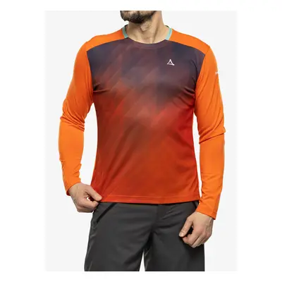 Mikina na kolo Schoffel Longsleeve Altitude - red orange