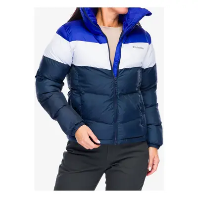 Zateplená bunda dámská Columbia Puffect II Colorblock Jacket - collegiate navy/snowdrift/blue