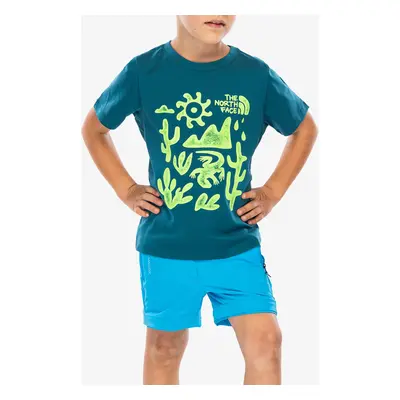 Dětské tričko The North Face S/S Outdoor Graphic Tee - blue moss/green