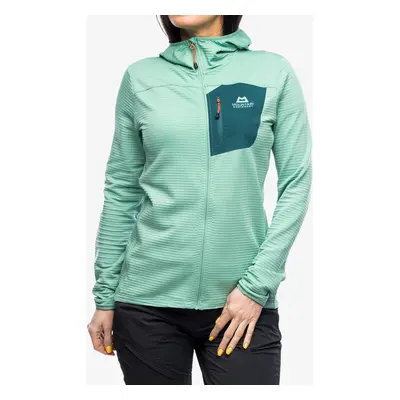 Dámská mikina na lezení Mountain Equipment Lumiko Hooded Jacket - lichen green/teal