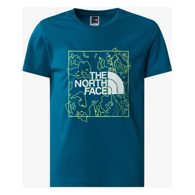 Tričko pro děti The North Face New S/S Graphic Tee - blue/lemon