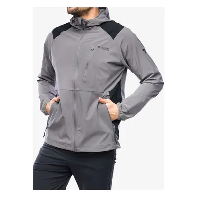 Softshellová bunda Columbia Triple Canyon Hooded Jacket - city grey