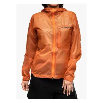 Bunda na běhání dámská adidas TERREX Agravic 2,5L Rain Jacket - semi impact orange