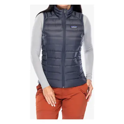 Péřová vesta dámská Patagonia Down Sweater Vest - smolder blue