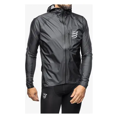 Bunda na běhání Compressport Thunderstorm Waterproof 25/75 Jacket - black