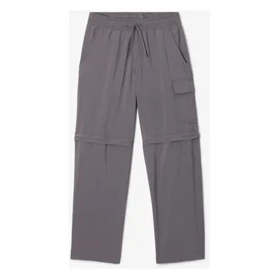 Chlapecké kalhoty Columbia Silver Ridge Utility Convertible Pant - city grey