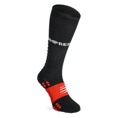 Běžecké ponožky Compressport Compression Full Socks Run - black