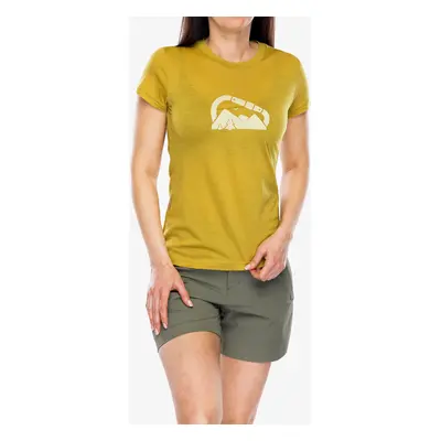 Merino triko dámské Sensor Merino Air Summit Tee - mustard