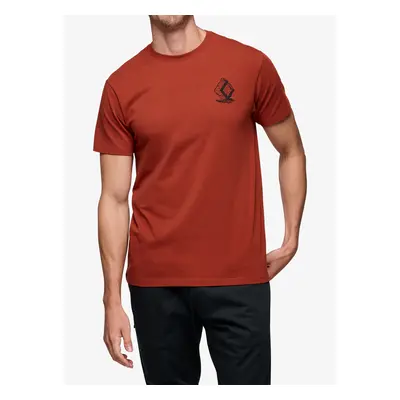 Lezecké triko Black Diamond Boulder SS Tee - burnt sienna