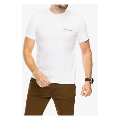 Tričko s potiskem Berghaus Mtn Silhouette SS Tee - pure white