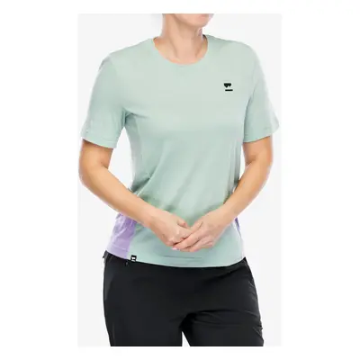 Dámské cyklistické triko Mons Royale Tarn Merino Shift Tee - glacier/lupin