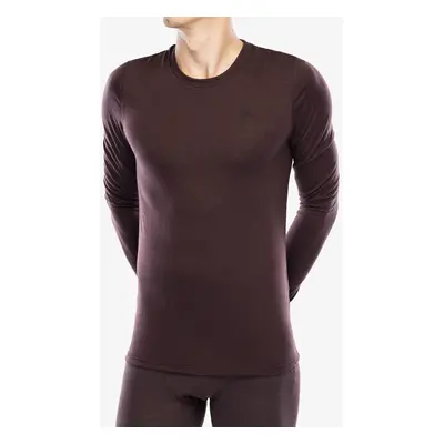 Funkční mikina Odlo Merino BL Top Crew Neck LS - fudge