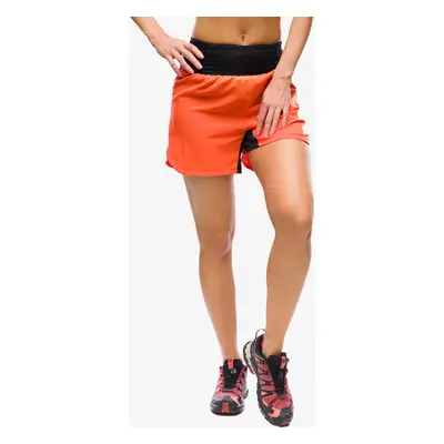 Dámské běžecké kraťasy adidas TERREX Agravic Trail Running Shorts - semi impact orange