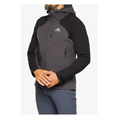 Softshellová bunda Mountain Equipment Frontier Hooded Jacket - anvil grey/black