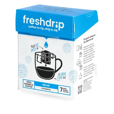 Kávové sáčky Freshdrip - ethiopia decaf