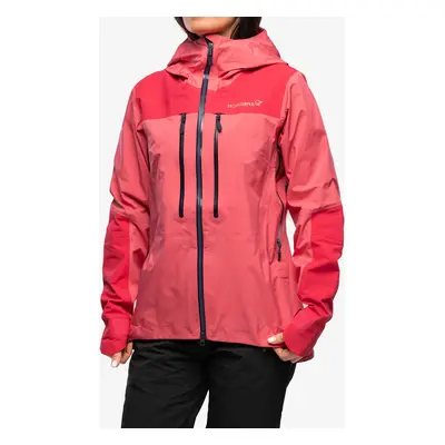 Dámská bunda Norrona Trollveggen Gore-Tex Pro Light Jkt - honeysuckle/pink