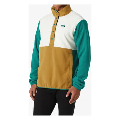 Fleece mikina Helly Hansen Daybreaker Snap Pullover - emerald