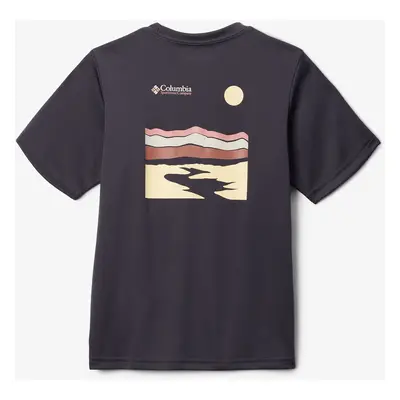 Chlapecké tričko Columbia Fork Stream Short Sleeve Graphic Shirt - shark/heritage II