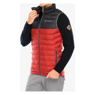 Pánská vesta Columbia Powder Lite Vest - warp red/shark