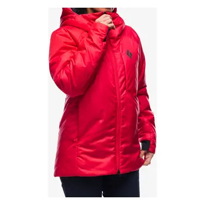 Zateplená bunda Black Diamond Belay Parka - coral red