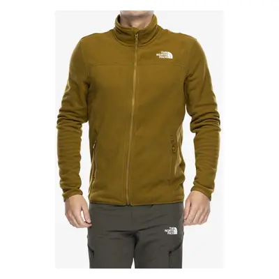 Fleece mikina The North Face Glacier Full Zip - moss green