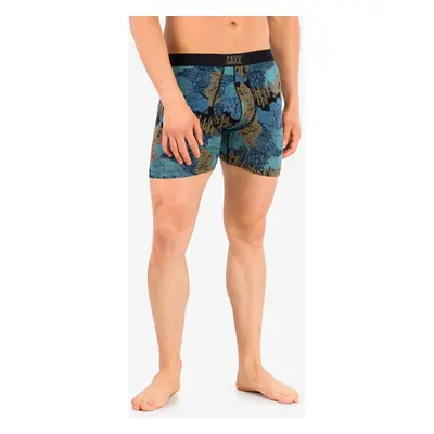 Boxerky Saxx Ultra Boxer Brief Fly - snora camo/slate