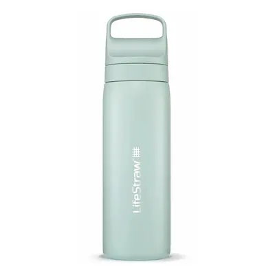 Láhev s filtrem Lifestraw Go 2.0 Stainless Steel Water Filter Bottle oz (532 ml) - seafoam