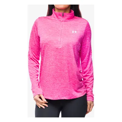 Dámská mikina Under Armour UA Tech Twist 1/2 Zip - rebel pink/white