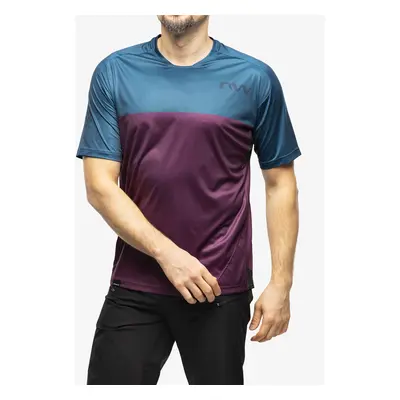 Cyklistické triko Northwave Edge Jersey Short Sleeve - deep blue/purple