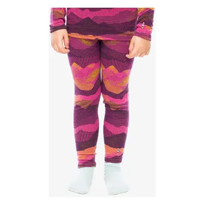 Dětské legíny Smartwool Classic Thermal Merino Base Layer Bottom Boxed - purple iris