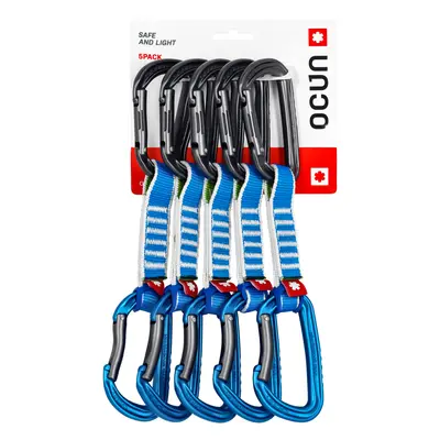 Lezecké expresky Ocun Falcon QD Zoom PA 15/22 cm 5-pack - blu