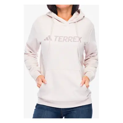 Dámská mikina s kapucí adidas TERREX Multi Large Logo Hoody - putty mauve