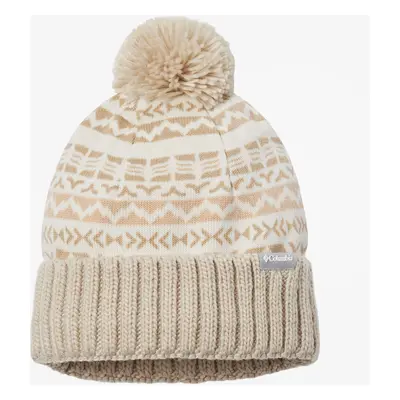 Zimní čepice Columbia Sweater Weather Pom Beanie - chalk madras