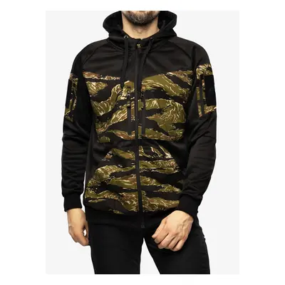 Mikina s kapucí Helikon-Tex Rouge Hoodie Full Zip - black/tiger stripe