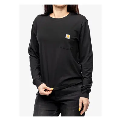 Dámské tričko s dlouhým rukávem Cartartt Lightweight L/S Pocket T-Shirt - black