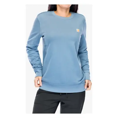 Dámská mikina bez kapuce Carhartt French Terry Crewneck Sweatshirt - thundercloud