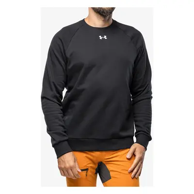 Pánská mikina Under Armour Rival Fleece Crew - black/white