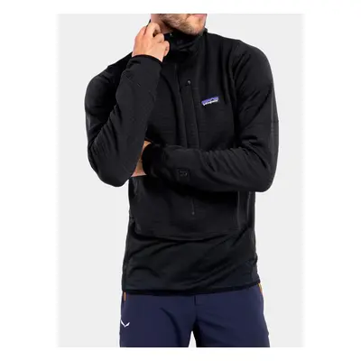 Lezecká mikina Patagonia R1 Pullover Hoody - black