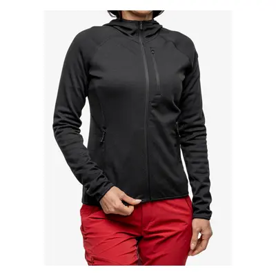 Dámská mikina Mons Royale Approach Merino Gridlock Hoody - black/pip